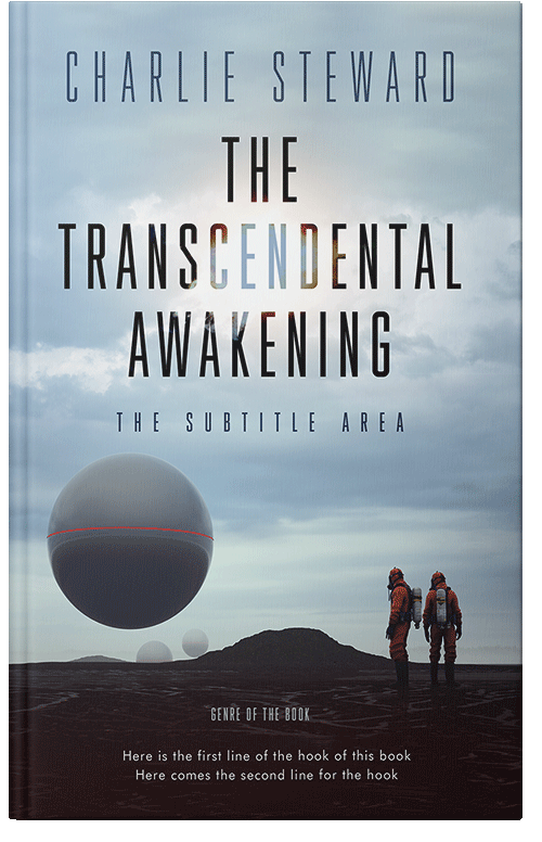 Front view of Premade Science Fiction Book Cover - Heather