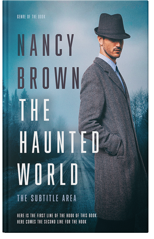 Front view of Premade Mystery & Thriller & Suspense Book Cover - Blue Dianne