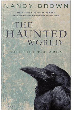 Pre Made Book Cover Green Spring