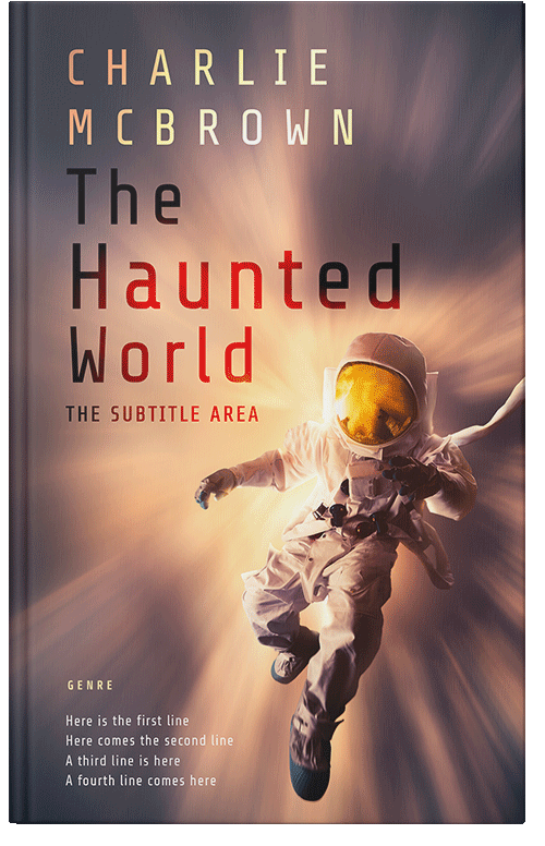 Front view of Premade Science Fiction Book Cover - Russett