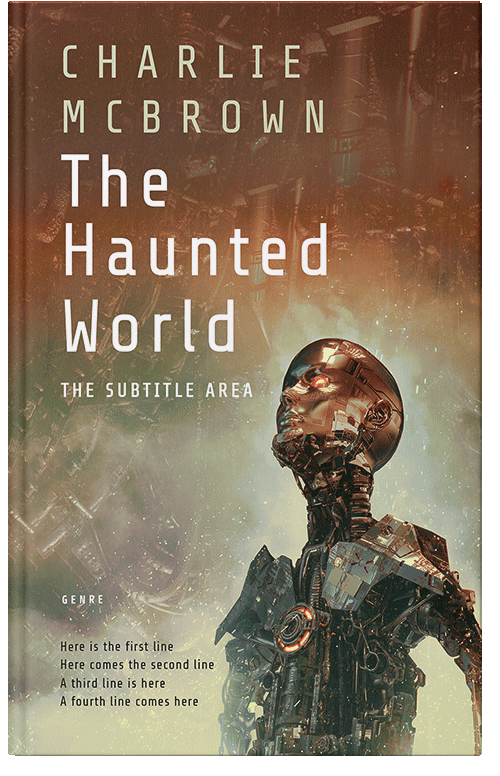 Front view of Premade Science Fiction Book Cover - Spicy Mix