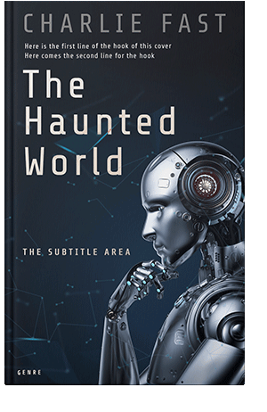 Pre Made Book Cover Ebony