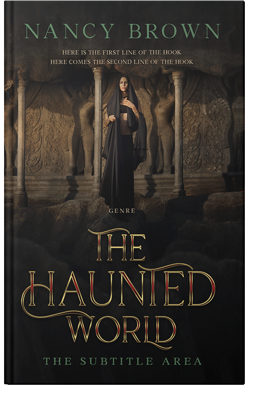 Front view of Premade Fantasy Book Cover - Zeus