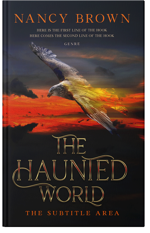 Front view of Premade Fantasy Book Cover - Piper