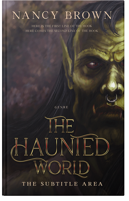 Front view of Premade Fantasy Book Cover - Thunder