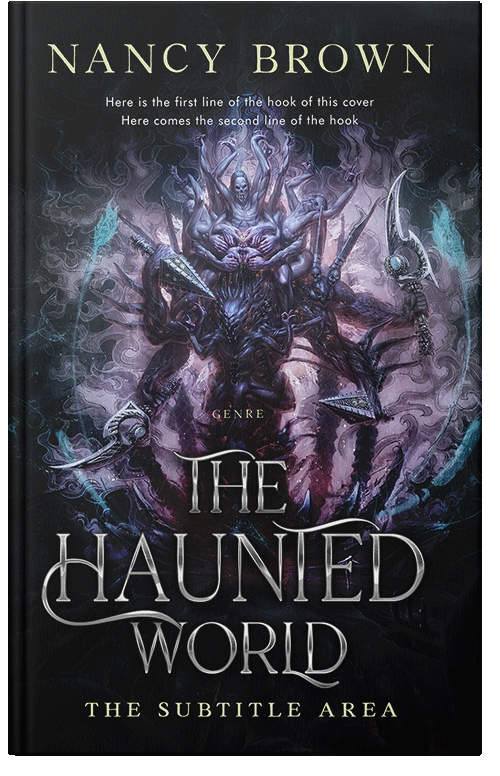 Front view of Premade Fantasy Book Cover - Spun Pearl