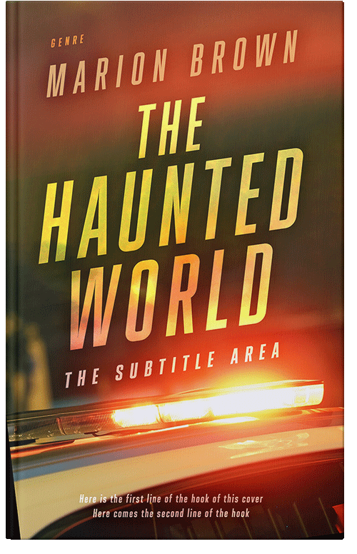 Front view of Premade Mystery & Thriller & Suspense Book Cover - Golden Sand