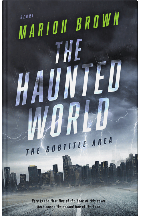 Front view of Premade Mystery & Thriller & Suspense Book Cover - Ebony Clay