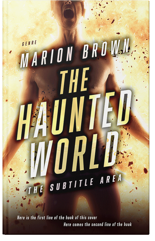 Front view of Premade Fantasy Book Cover - Asphalt