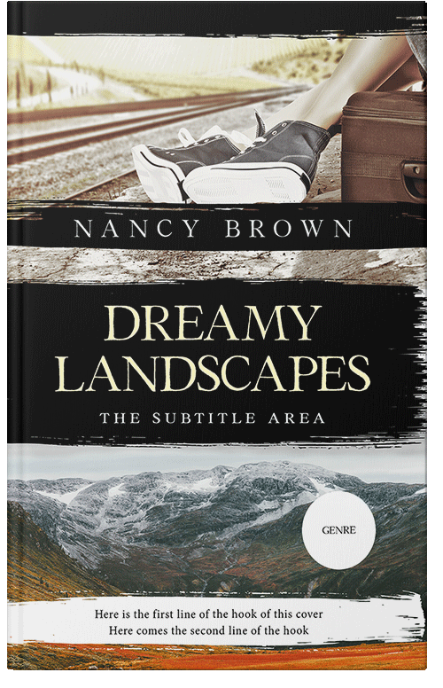 Front view of Premade Teen & Young Adult Book Cover - Satin Linen