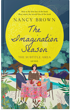 Premade Book Cover Pickled Bluewood