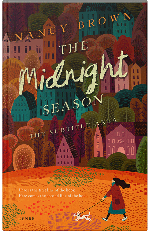 Front view of Premade Literary Fiction Book Cover - Jaffa