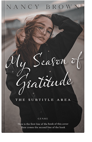 Pre Made Book Cover Cod Gray