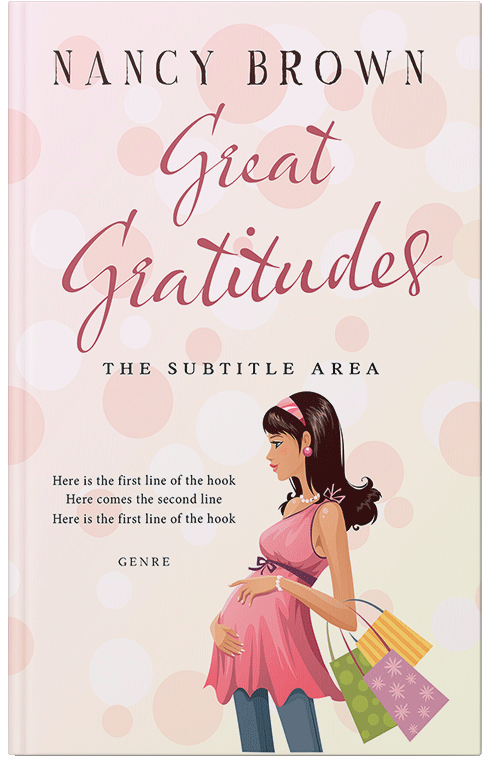 Front view of Premade Romance Book Cover - Linen