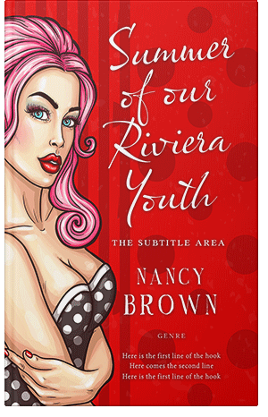 Premade Book Cover Mandys Pink