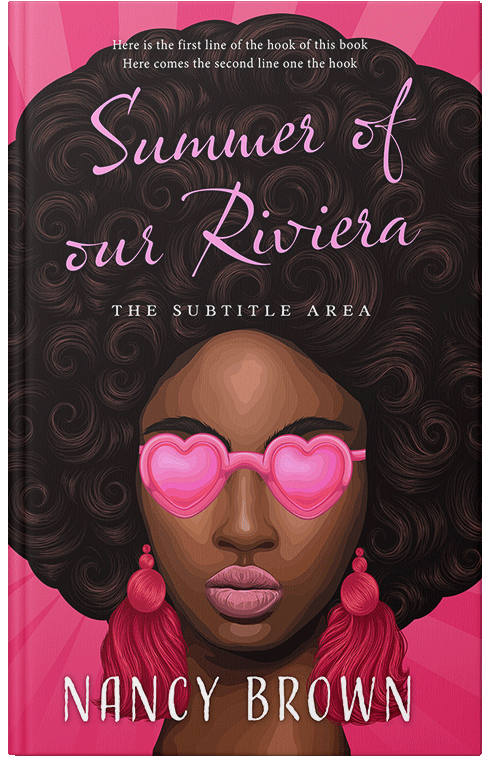 Front view of Premade Teen & Young Adult Book Cover - Cranberry