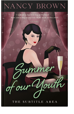 Pre Made Book Cover Night Rider