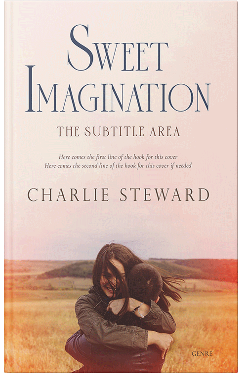 Front view of Premade Romance Book Cover - Leather