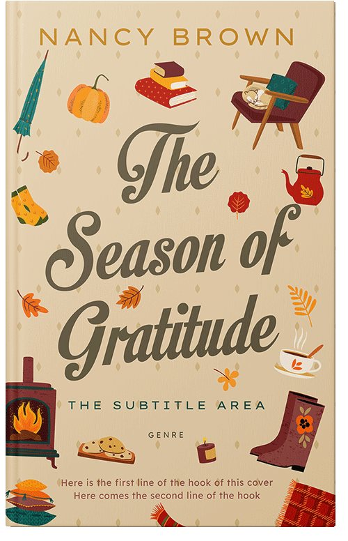 Front view of Premade Literary Fiction Book Cover - Just Right