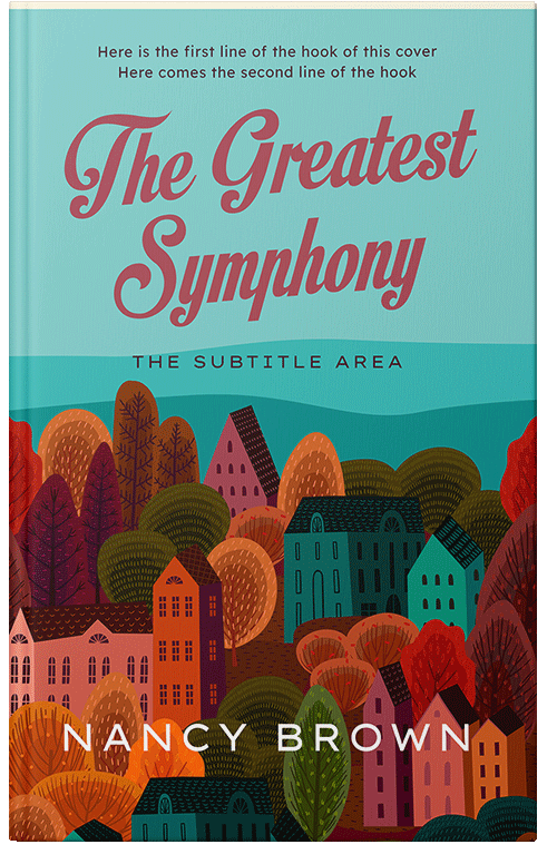 Front view of Premade Literary Fiction Book Cover - Monte Carlo