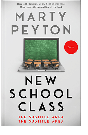 Pre Made Book Cover Gray Asparagus