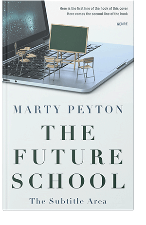 Pre Made Book Cover Aqua Haze