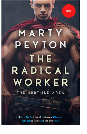 Pre Made Book Cover Steel Gray