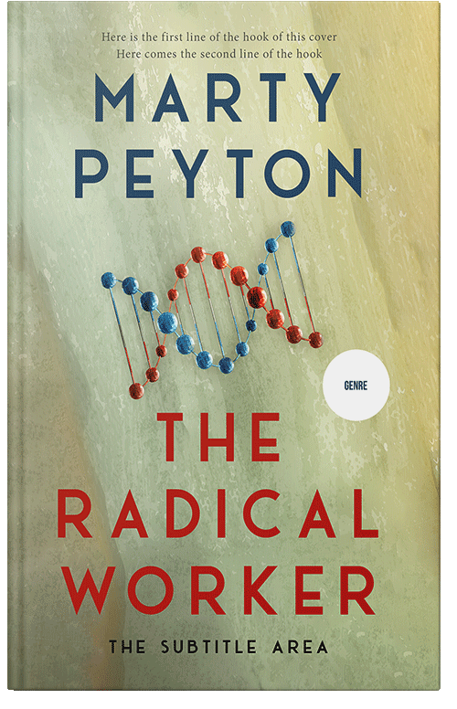 Front view of Premade Medical Book Cover - Coral Reef