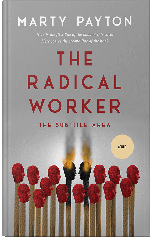 Front view of Premade Business Book Cover - Dawn