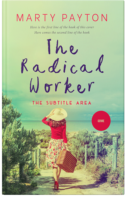 Front view of Premade Romance Book Cover - Deco