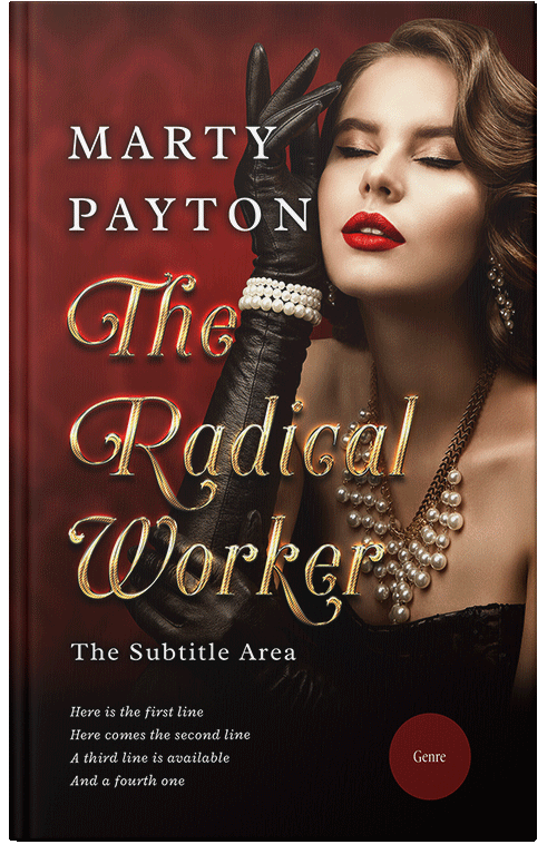 Front view of Premade Royal Romance Book Cover - Graphite