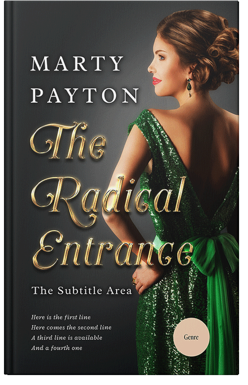 Front view of Premade Chick Lit Book Cover - Heavy Metal