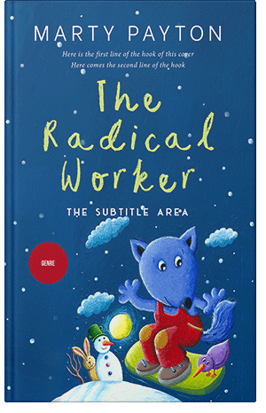 Premade Book Cover Venice Blue