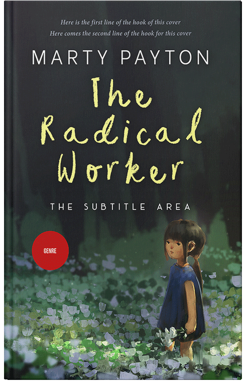 Front view of Premade Teen & Young Adult Book Cover - Outer Space