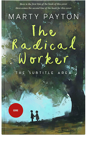 Pre Made Book Cover Lunar Green