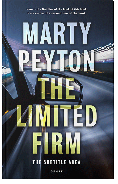 Front view of Premade Action & Adventure Book Cover - Tana