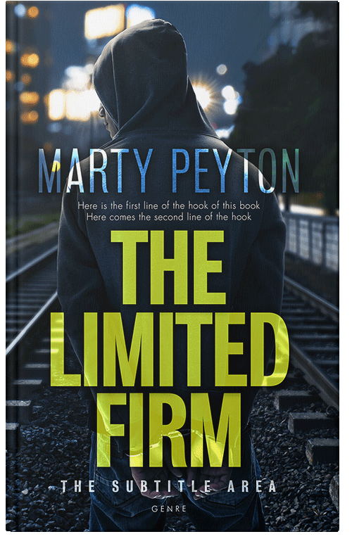 Front view of Premade Mystery & Thriller & Suspense Book Cover - Turmeric