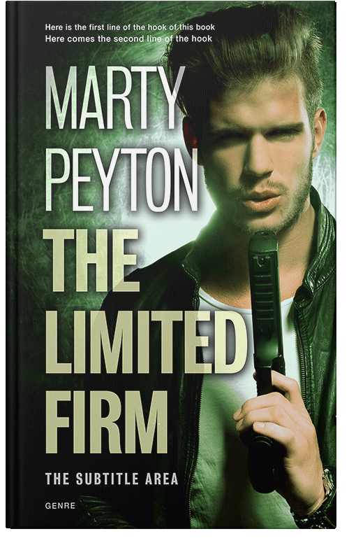 Front view of Premade Mystery & Thriller & Suspense Book Cover - Hunter Green