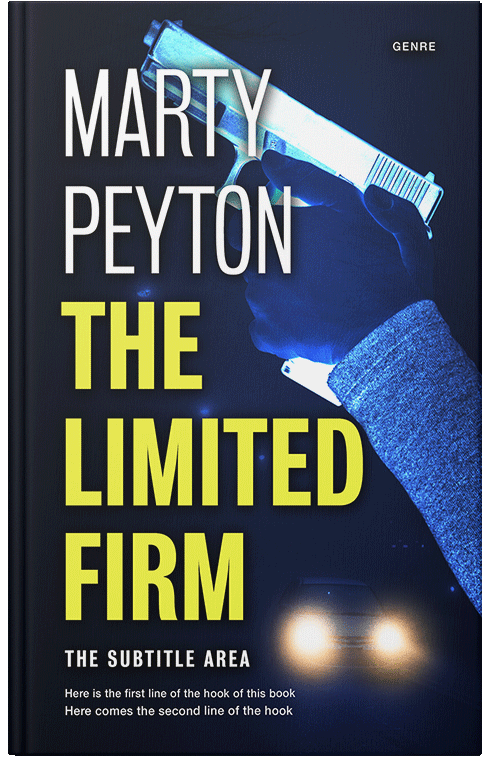 Front view of Premade Mystery & Thriller & Suspense Book Cover - Manz