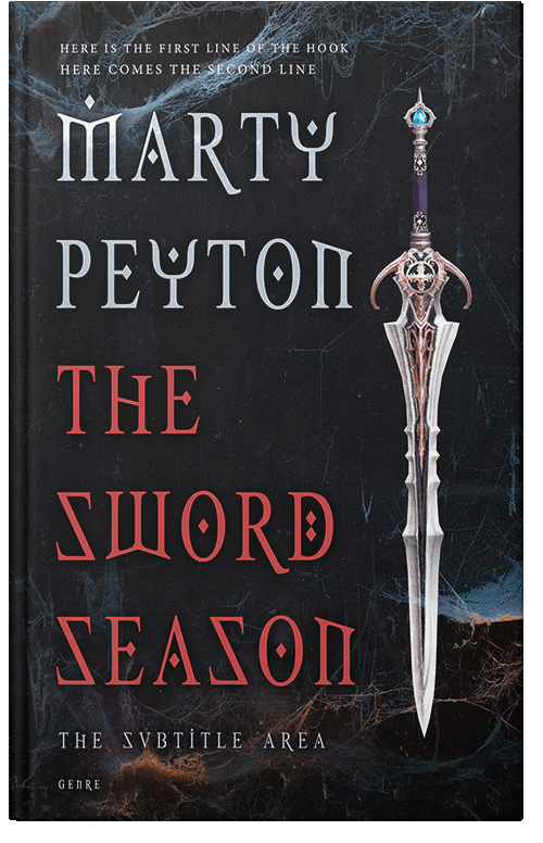 Front view of Premade Fantasy Book Cover - Woodsmoke