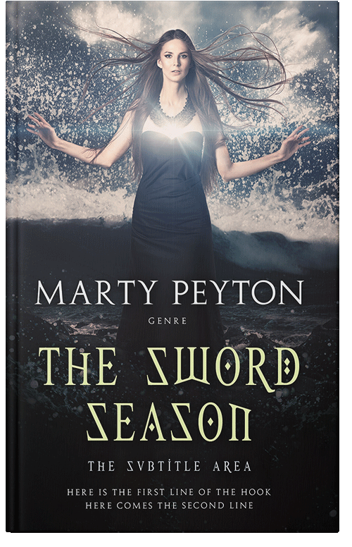 Front view of Premade Fantasy Book Cover - Sisal