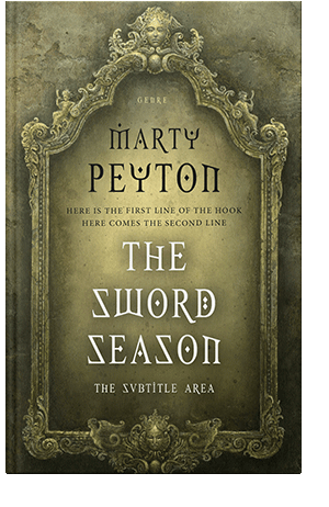 Pre Made Book Cover Verdigris