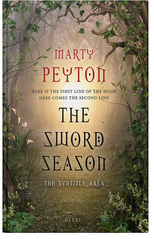 Front view of Premade Fantasy Book Cover - Shadow