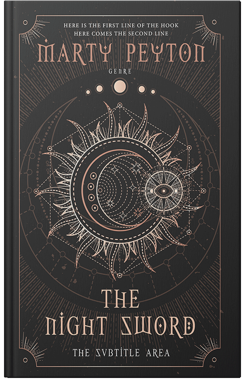 Front view of Premade Fantasy Book Cover - Dune