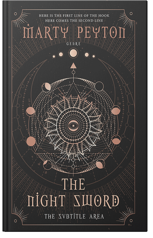 Front view of Premade Fantasy Book Cover - Dune