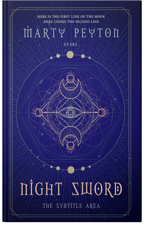 Front view of Premade Fantasy Book Cover - Arapawa