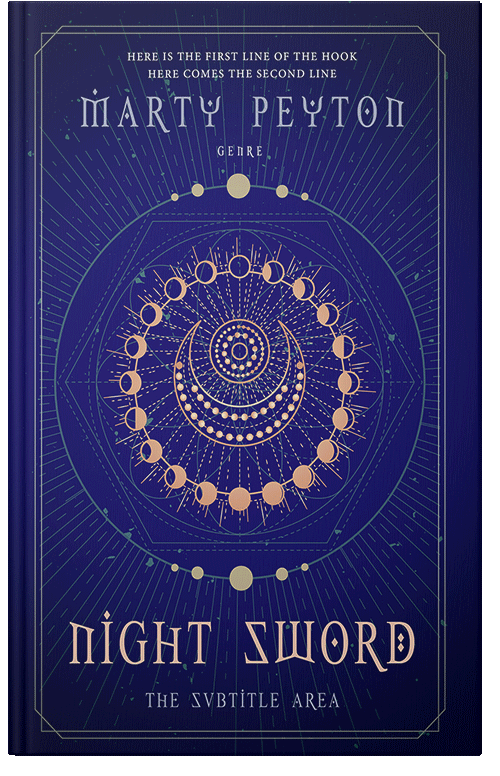 Front view of Premade Fantasy Book Cover - Arapawa