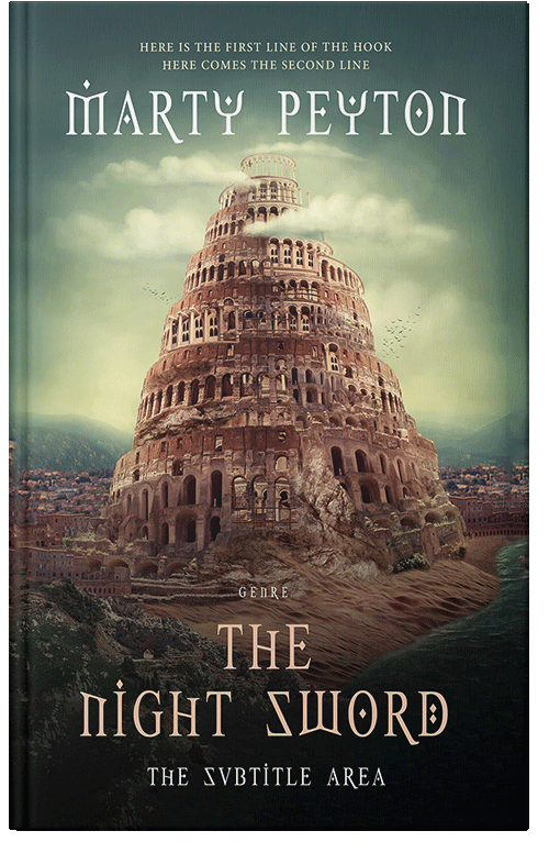 Front view of Premade Fantasy Book Cover - Dune