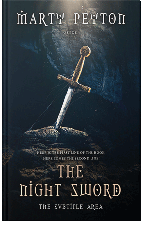 Premade Book Cover Ebony