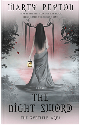 Pre Made Book Cover Pink Swan